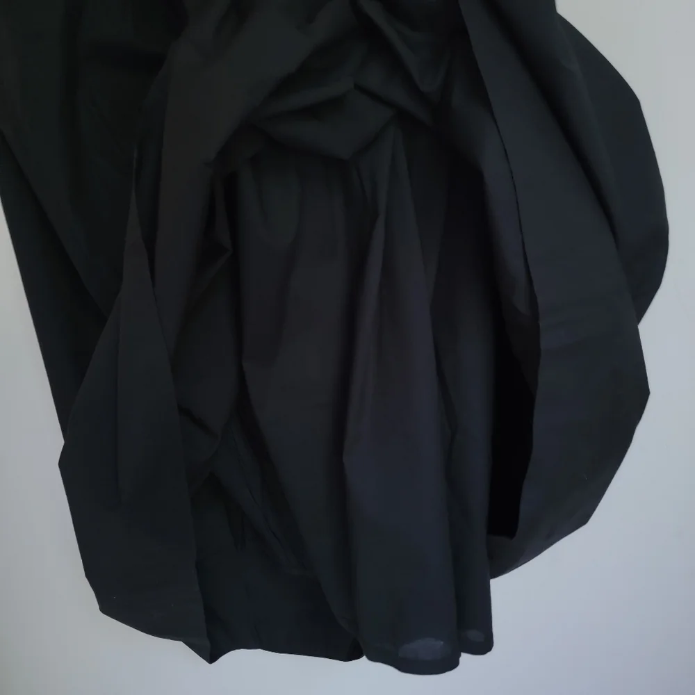 (sold) NWT Quince 100% Organic Cotton Sleeveless Maxi Dress, Black S - Picture 7 of 9